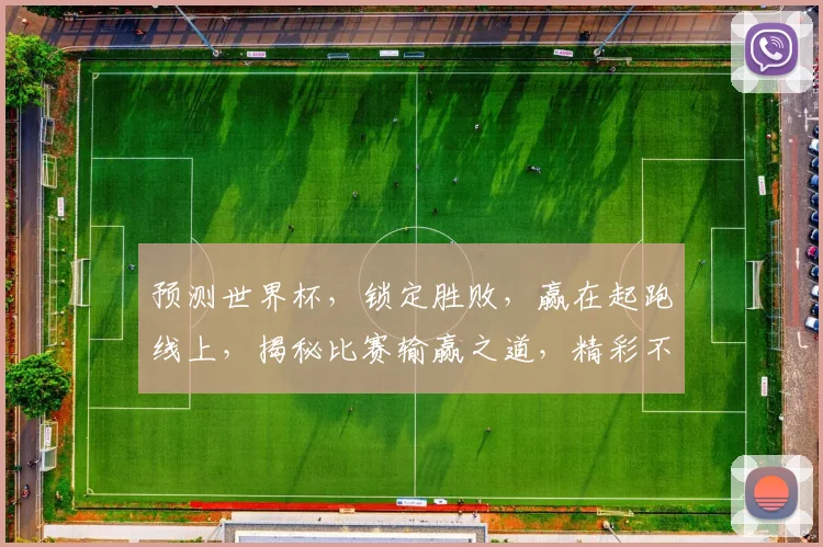 预测世界杯，锁定胜败，赢在起跑线上，揭秘比赛输赢之道，精彩不容错过